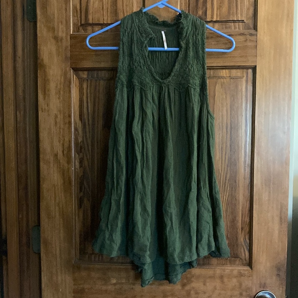 Free people sleeveless blouse